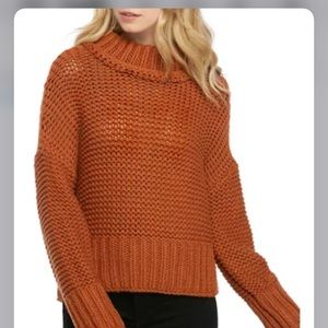 yellow free people sweater